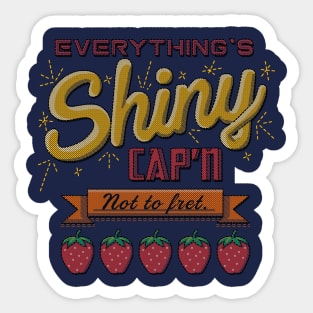 Everything's Shiny Embroidery Sticker